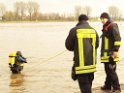 Bergung PKW im Rhein Hitdorfer Fähre P189650